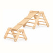 Set d’escalade modulable pour enfants 2 en 1 avec planche double face