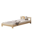 Lit simple en bois pour enfants BusyKids BASE avec tête de lit