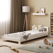 Lit simple en bois pour enfants BusyKids BASE avec tête de lit