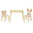 Ensemble de Deux Chaises et une Table Compacte