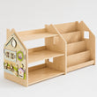 Ensemble - Bibliothèque enfant + Étagère à jouets - édition limitée