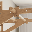 Barre de Traction en Bois pour Espalier BusyKids EVERGYM – Accessoire Évolutif