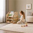 Étagère Montessori 2 en 1 polyvalente
