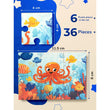 Puzzle en bois Monde sous-marin BusyKids