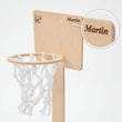 BusyKids Panier de basket enfant en bois à poser au sol