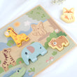 Puzzle en bois pour enfants avec animaux de BusyKids
