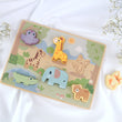 Puzzle en bois pour enfants avec animaux de BusyKids