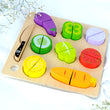Le trieur en bois  Montessori "Légumes" pour enfants