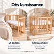 BusyKids MIRACLE 5 en 1 lit bébé évolutif avec matelas