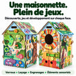 Busy board Maisonnette éducative en bois - JUNGLE