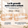 BusyKids MIRACLE extension pour lit bébé 7 en 1 avec élément de matelas