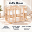 BusyKids MIRACLE 7 en 1 lit bébé évolutif avec matelas