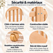 BusyKids MIRACLE 2 en 1 berceau cododo avec matelas