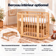 BusyKids MIRACLE 5 en 1 lit bébé évolutif avec matelas