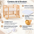BusyKids MIRACLE 5 en 1 lit bébé évolutif avec matelas