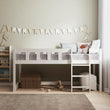 Lit enfant en forme de maison BusyKids LOFTI avec échelle 90 × 200 cm
