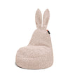 Pouf pour enfant Mommy Rabbit – tissu FLUFFY doux et moelleux