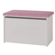 Coffre à jouets DARIA avec couvercle rembourré
