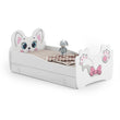 Lit enfant KITTY avec tiroir de rangement - 140 x 70/160 x 80 cm
