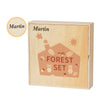 Set de figurines en bois Montessori "La Forêt"
