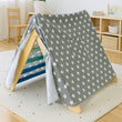 Housse pour triangle de Pikler – une cabane douillette pour les enfants