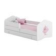 Lit enfant FALA-ONE avec barrière de protection et tiroir de rangement