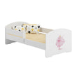 Lit enfant LUK II avec barrière de protection - 140 x 70/160 x 80 cm