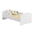 Lit enfant LUK II avec barrière de protection - 140 x 70/160 x 80 cm