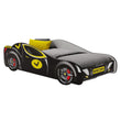 Lit enfant AUTO avec motif et matelas - 140 x 70 / 160 x 80 cm