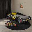 Lit enfant AUTO avec motif et matelas - 140 x 70 / 160 x 80 cm