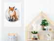 BusyKids Tableau sur toile FOX pour la chambre d’enfant
