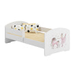Lit enfant LUK II avec barrière de protection - 140 x 70/160 x 80 cm