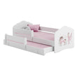 Lit enfant FALA-MAX avec lit d’appoint 145 x 80 cm et matelas
