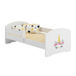 Lit enfant LUK II avec barrière de protection - 140 x 70/160 x 80 cm