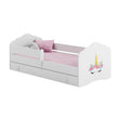 Lit enfant FALA-ONE avec barrière de protection et tiroir de rangement