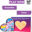 Puzzle en bois Monde magique BusyKids