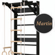 Kit Complet BusyKids EVERGYM MAX 6-en-1 : Espalier, Bureau et Accessoires