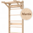 Espalier Suédois BusyKids EVERGYM MEDIUM avec Barre de Traction – Kit Sportif en Bois