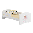 Lit enfant LUK II avec barrière de protection - 140 x 70/160 x 80 cm