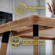 Table rectangulaire BusyKids en chêne massif