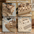 BusyKids Le Virement de Mer – puzzle 3D en bois avec éclairage