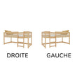 BusyKids Lit mezzanine bas LUFFY avec échelle 90 x 200 cm