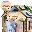 Busy board Maisonnette éducative en bois - SAFARI