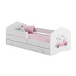 Lit enfant FALA-ONE avec barrière de protection et tiroir de rangement