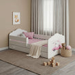 Lit enfant FALA-ONE avec barrière de protection et tiroir de rangement