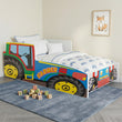 Lit enfant FARMI avec motif et matelas - 140 x 70 / 160 x 80 cm