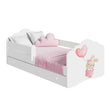 Lit enfant FALA-ONE avec barrière de protection et tiroir de rangement