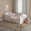 Lit enfant FALA-ONE avec barrière de protection et tiroir de rangement