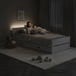 Lit junior Marcel avec tiroir de rangement - 160 x 80 cm