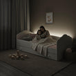 Lit enfant FALA avec tiroir de rangement - 140 x 70/160 x 80 cm